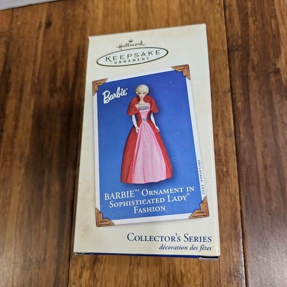 ✨️New Vintage 2001 Hallmark Barbie Christmas Ornament Sophisticated Lady Fashion - Picture 2 of 8